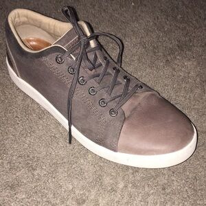 Kodiak Gray Leather Karlen Lace Casual Shoe